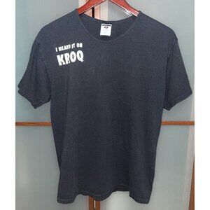 30 Seconds to Mars KROQ The Kill Lyrics Vintage 2000s Y2K Black T-Shirt Tee Sz M